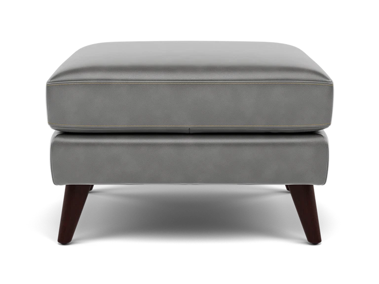 Naomi Leather Ottoman